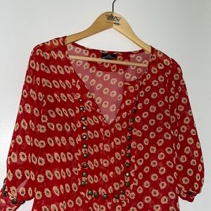 Angie Sunflower Blouse